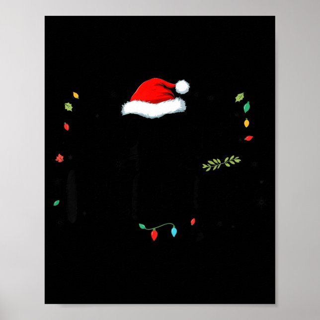 Póster Soon To Be Merry'd Christmas Engaged Fiance Santa  (Frente)