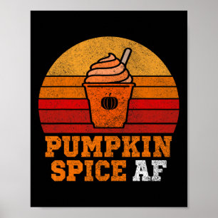 Póster Sopa De Calabaza Af Hombres Divertidos Tela Hallow