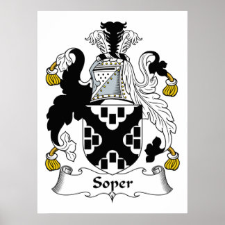 Póster Soper Family Crest