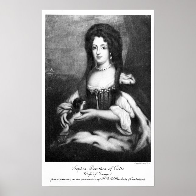 Póster Sophia Dorothea de Celle (Frente)