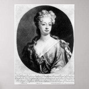 Póster Sophia Dorothea, Reina de Prusia