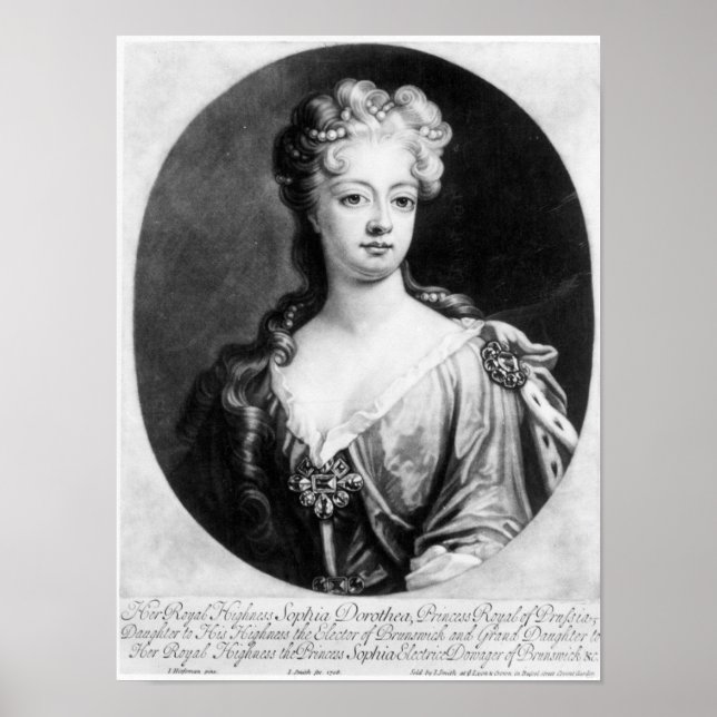 Póster Sophia Dorothea, Reina de Prusia (Frente)