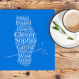 Póster Sophia Name Cloud Personalizable Poster