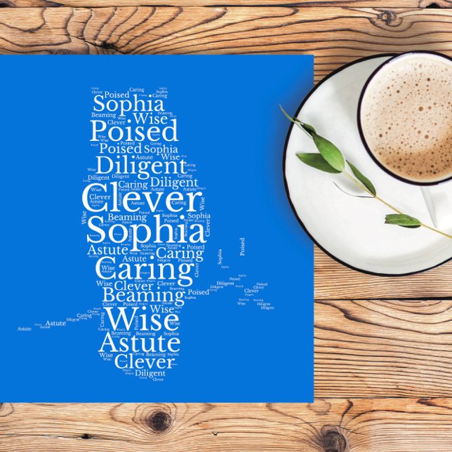 Póster Sophia Name Cloud Personalizable Poster (Subido por el creador)