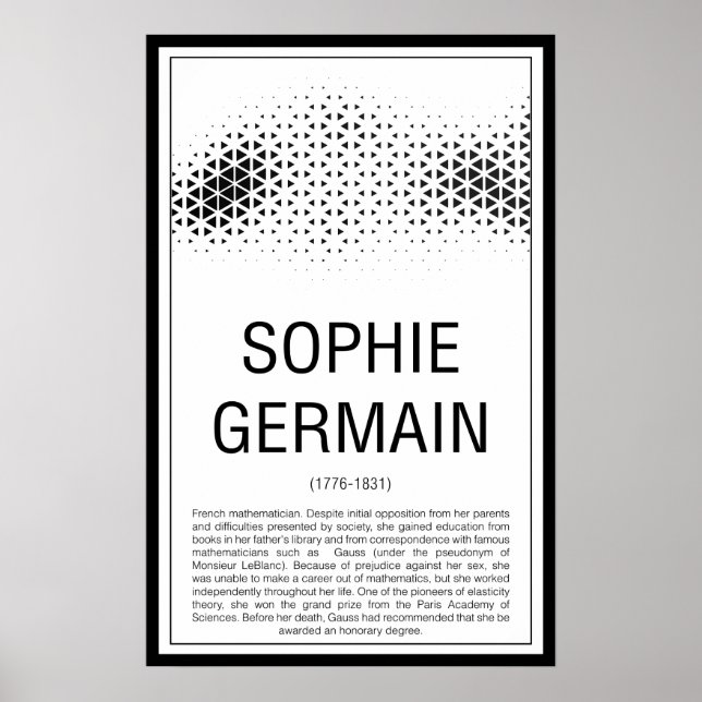 Póster Sophie Germain Poster (Frente)