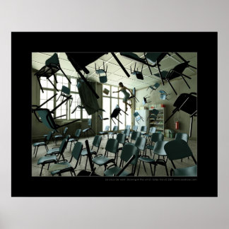 Póster Soplando en el viento