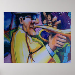 Póster soplar tu hornillo funky