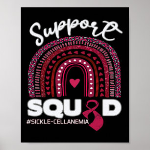 Póster Soporte de anemia de células falciformes Squad de