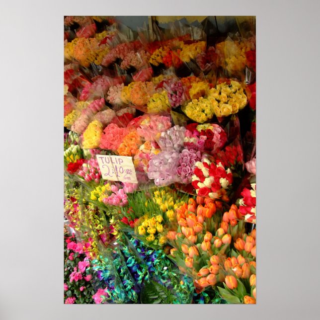 Póster Soporte de flor (Frente)