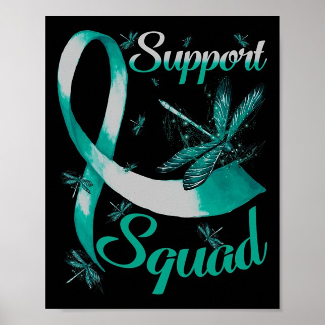 Póster Soporte de Guerrero Escuadrón Dragonfly Riñon Poli (Frente)