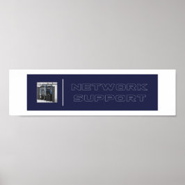 Póster Soporte de red poster