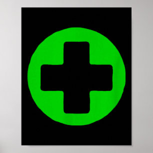 Póster Soporte médico genérico de medicina
