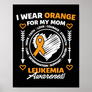 Póster Soporte Mes De Sensibilización A La Leucemia Que U