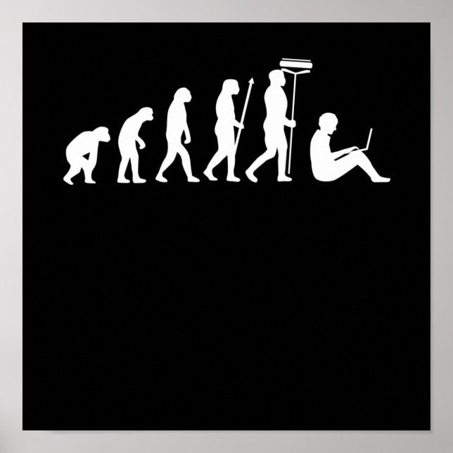 Póster Soporte técnico Evolution Computer IT Programmer (Frente)