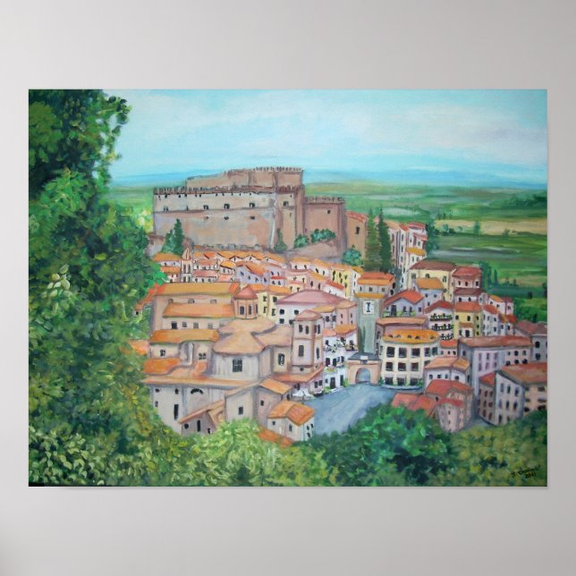 Póster Soriano nel Cimino, Italia (Frente)