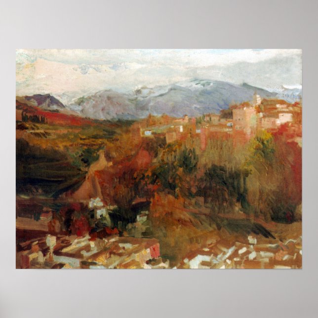 Póster Sorolla - Alhambra (Frente)