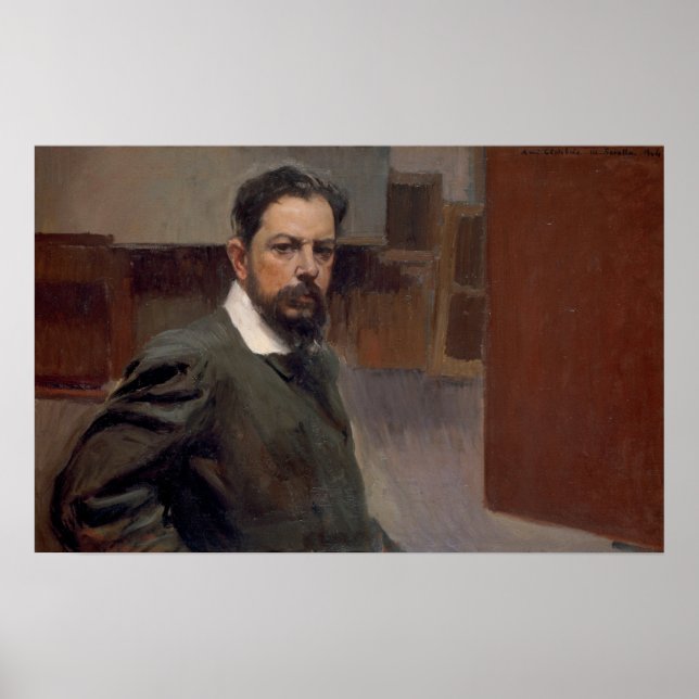 Póster Sorolla - autorretrato (Frente)