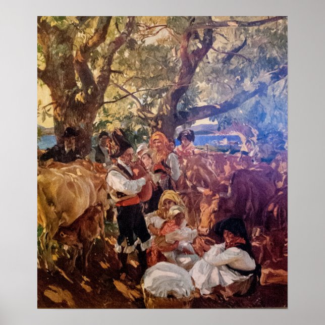 Póster Sorolla - Galicia, el peregrinaje (Frente)