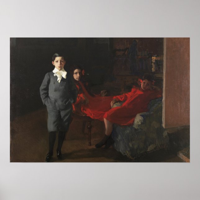 Póster Sorolla - Mis hijos (Frente)