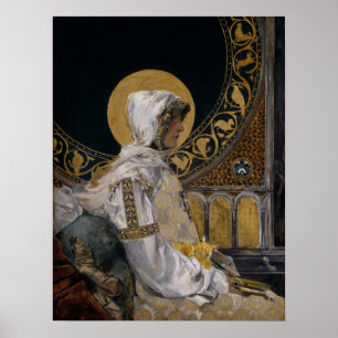Póster Sorolla - Santa en oración