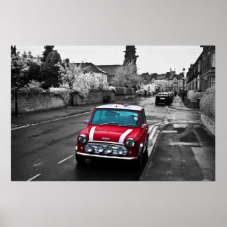 Póster Sorprendente mini rojo
