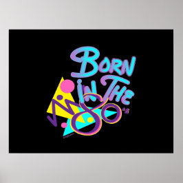 Póster Sorprendente nacido en el Poster de resumen de la 