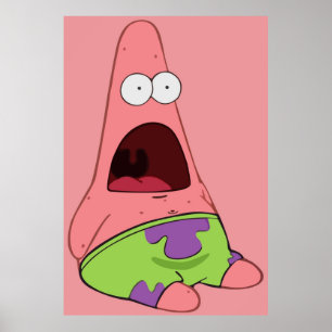 Póster Sorprendido Patrick