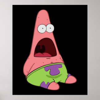 Póster Sorprendido Patrick
