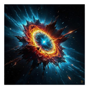 Póster Sorpresa cósmica