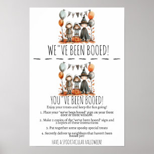 Póster Sorpresa De Boo Crew - Juego De Halloween