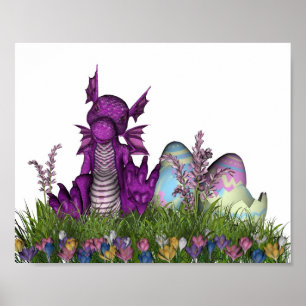 Póster Sorpresa de Pascua Dragon Bebé