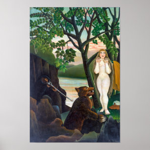 Póster Sorpresa desagradable Henri Rousseau