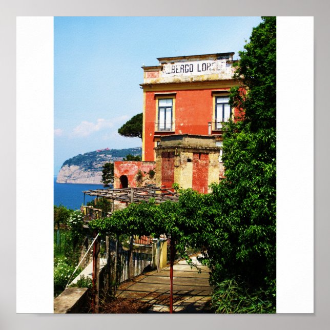 Póster Sorrento (Italia) (Frente)