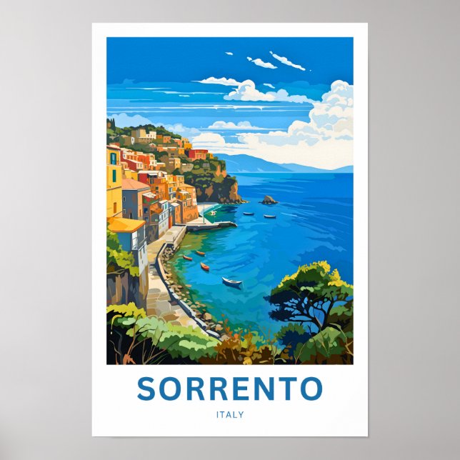Póster Sorrento Italia Viaje Imprimir (Frente)