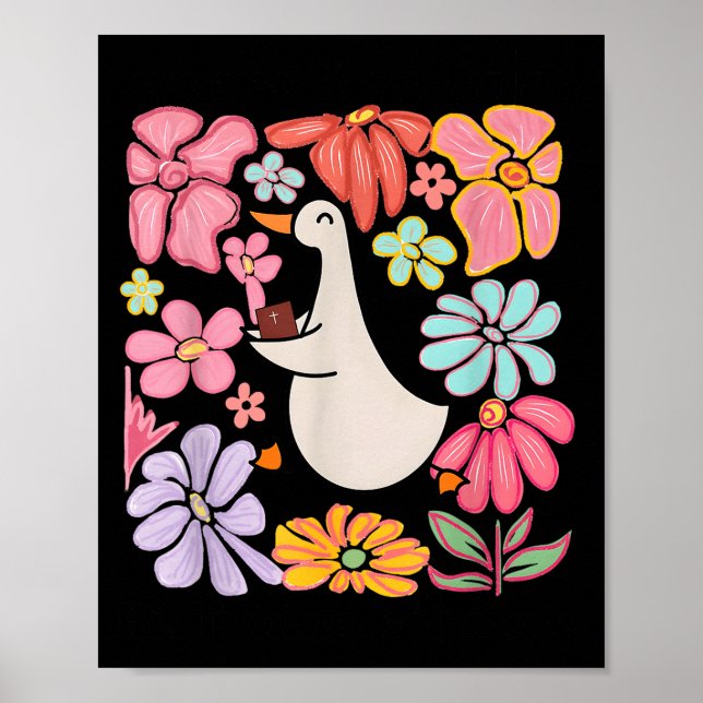 Póster Sorry I'm Late His Timing Not Mine, Funny Christia (Frente)