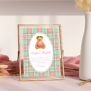 Póster Sorteo de pañales para osito de Polo Girl