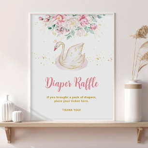Póster Sorteo de Pañales Princesa Cisne