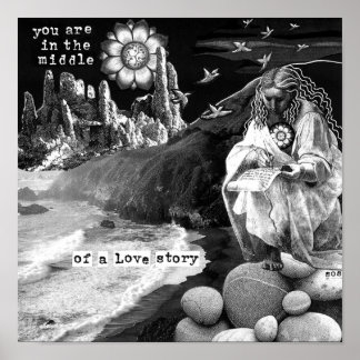 Póster SOS estás en medio de una historia de amor