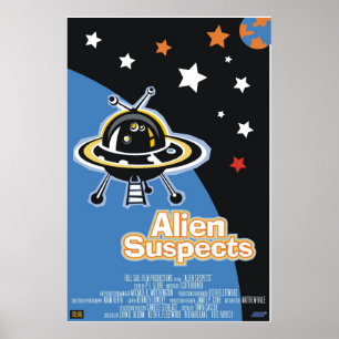 Póster Sospechosos extranjeros