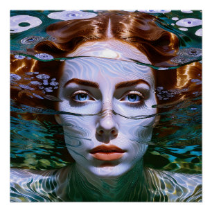 Póster "Sostengo Mi Respiración" - Mujeres En Agua