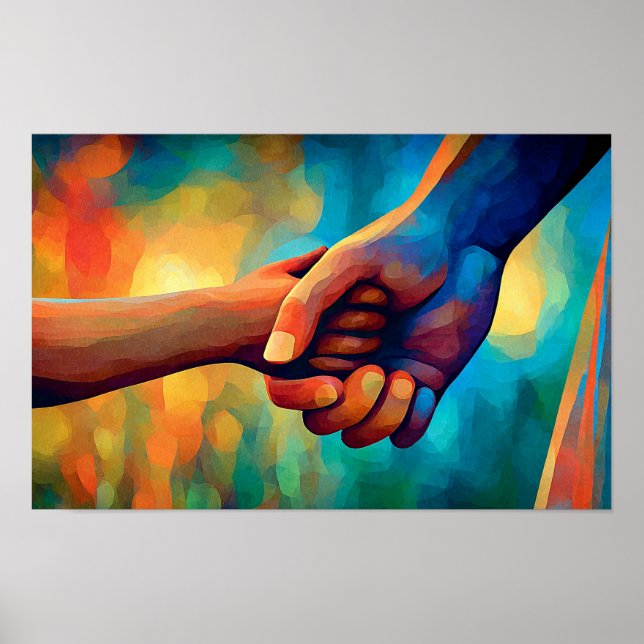 Póster Sostenido en Tu Mano (Frente)