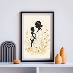 Póster Sostenido por el Amor y la Luz
