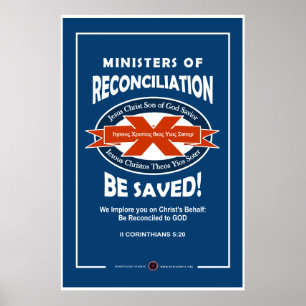 Póster Soteriología - Ministros de Reconciliación