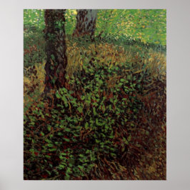 Póster Sotobosque de Vincent van Gogh