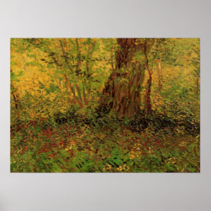 Póster Sotobosque de Vincent van Gogh