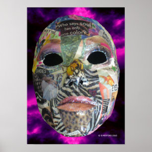 Póster Soul of Color Mask Print