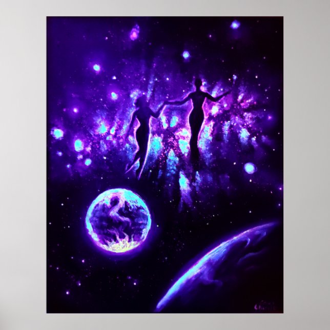 Póster Soulmates en el universo del amor (Frente)