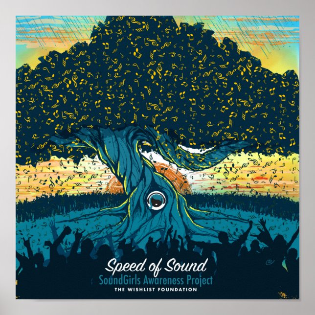 Póster SoundGirls Print, papel Poster de valor (mate) (Frente)