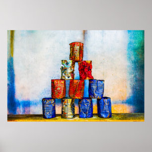Póster Soup Cans - After The Lunch