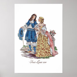 Póster Sous Louis XIV